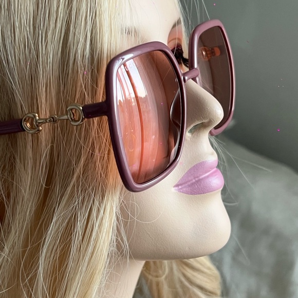 Gucci square frame retro sunglasses - Picture 3 of 5